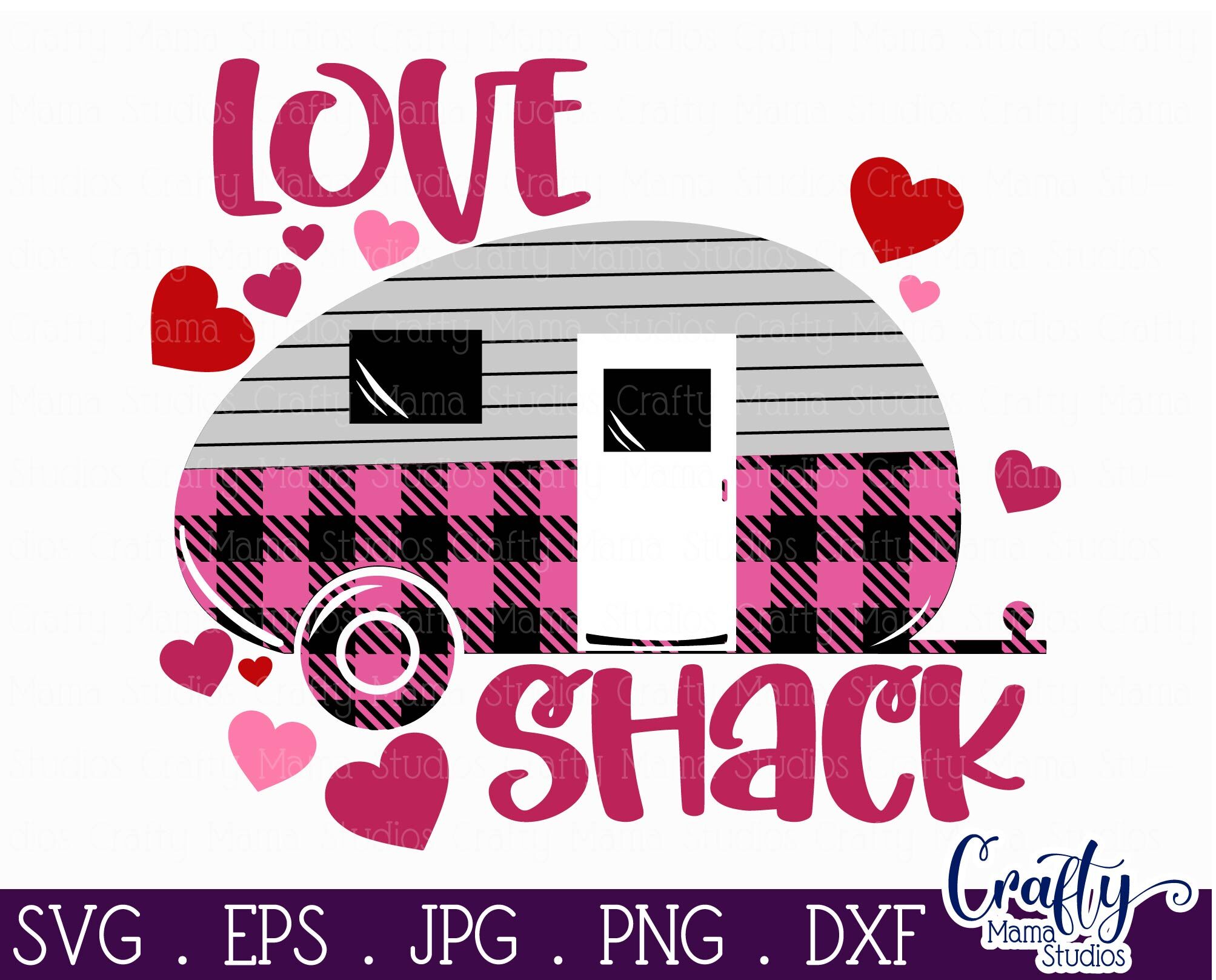 Download Valentine's Day SVG, Camper Svg, Love Shack Svg, Camping Svg By Crafty Mama Studios ...