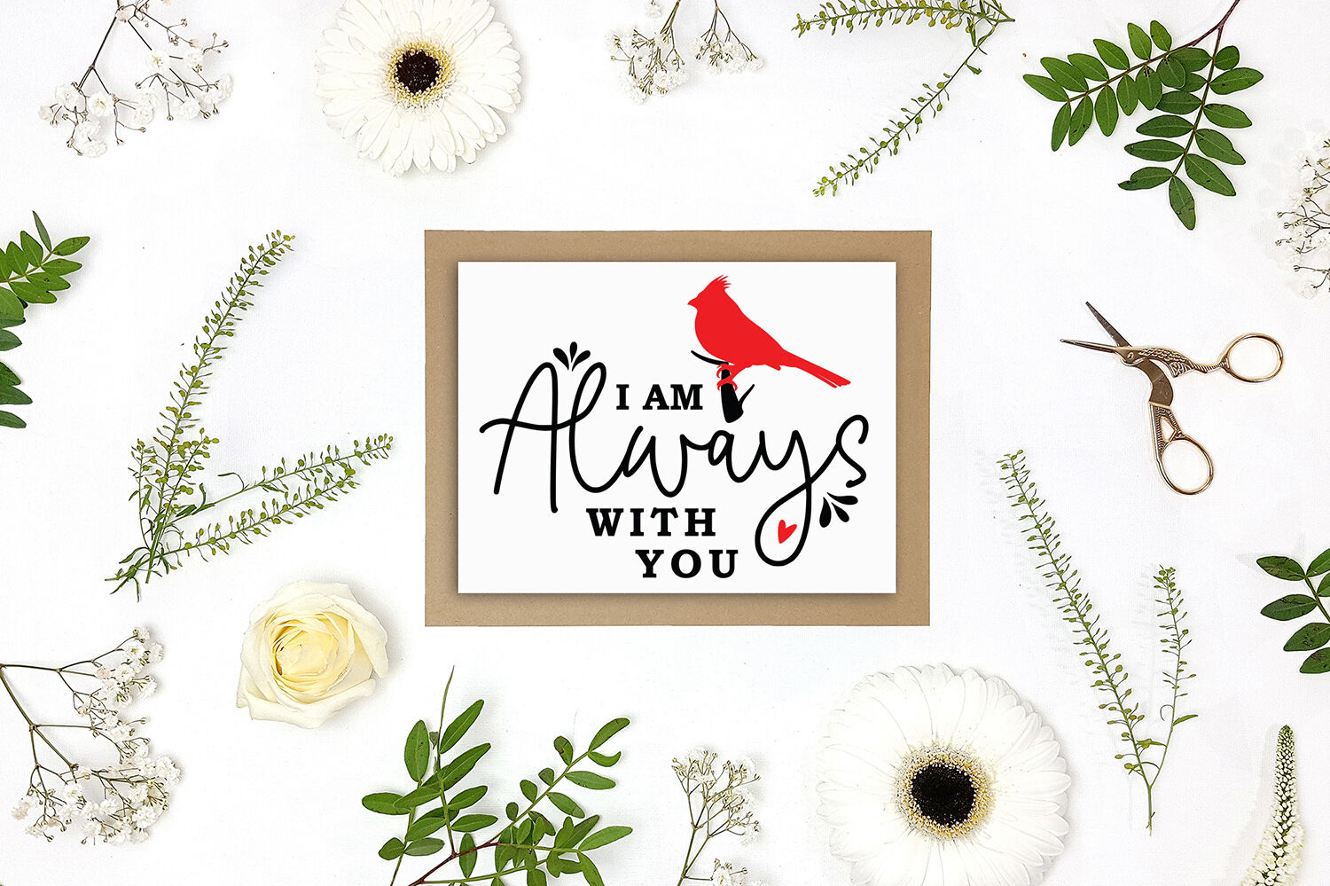 Download Ornament Svg I Am Always With You Christmas Cardinal Svg By Craftlabsvg Thehungryjpeg Com