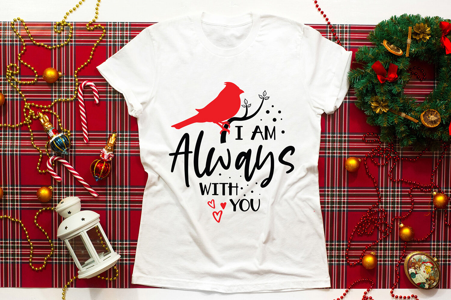 Download Christmas Ornament Svg I Am Always With You Cardinal Svg By Craftlabsvg Thehungryjpeg Com