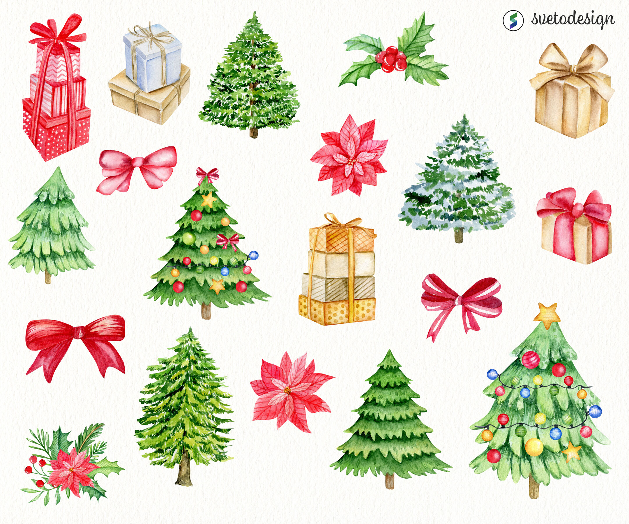 Red Christmas trucks watercolor clipart. Classic cars old timer PNG By ...