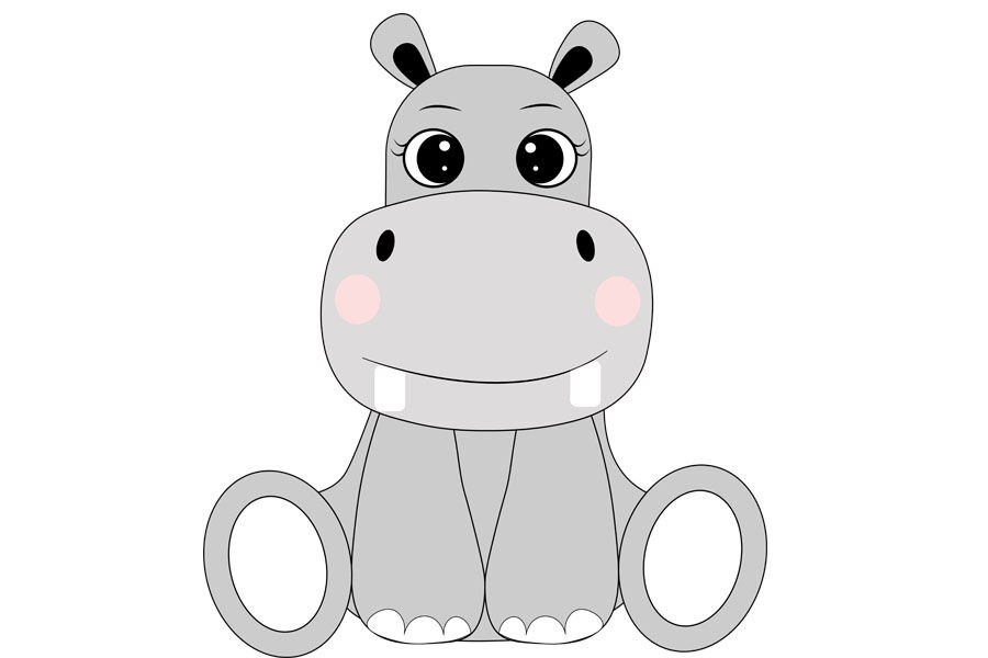 Download Hippo Svg Cute Hippo Svg Hippo Clipart Hippo Svg Design Animal Sv By Lillyarts Thehungryjpeg Com