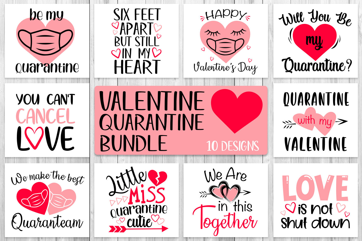 Download Valentine Quarantine Bundle Svg By All About Svg Thehungryjpeg Com