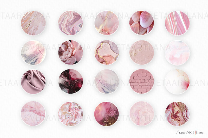 Instagram Story Highlight covers, Pink Themed By SvetaArtLana ...