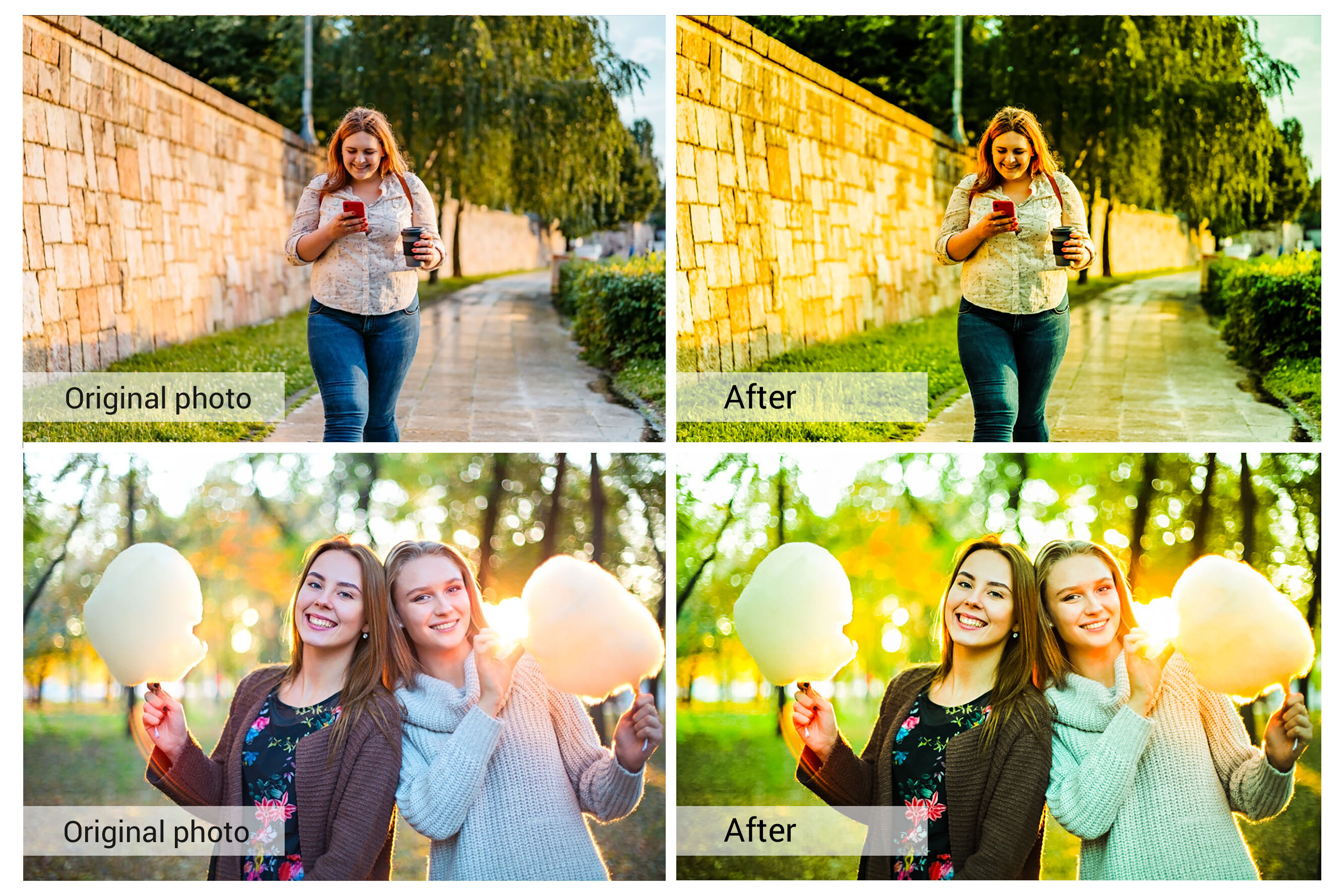 20 Orange Light Presets,Photoshop actions,LUTS,VSCO By ...