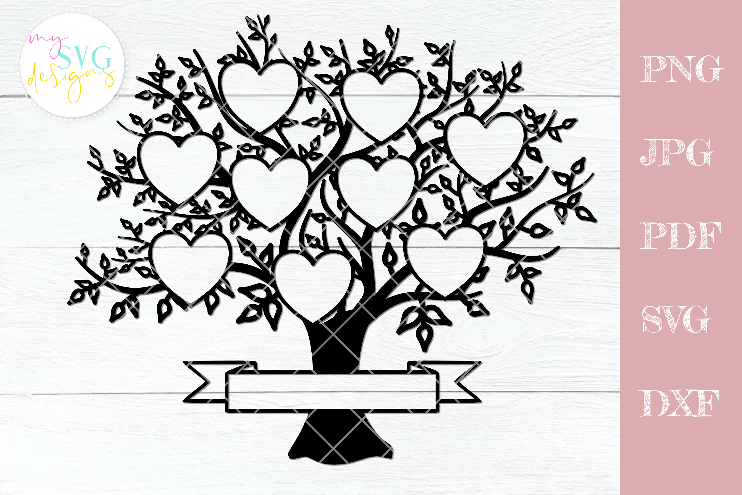 Free Free 237 Heart Family Tree Svg SVG PNG EPS DXF File
