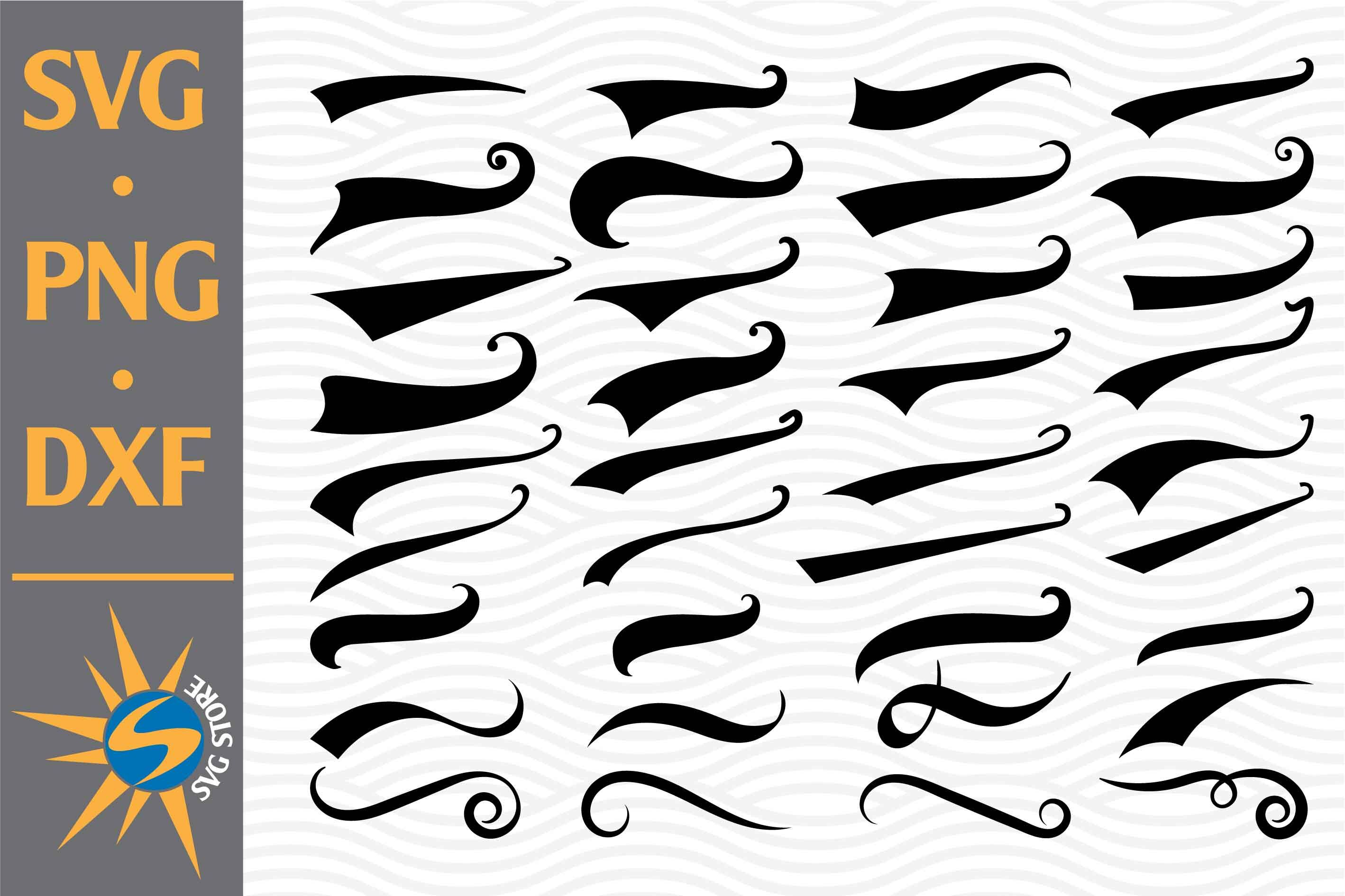 Swoosh SVG files for Silhouette Cameo and Cricut. By PieroGraphicsDesign