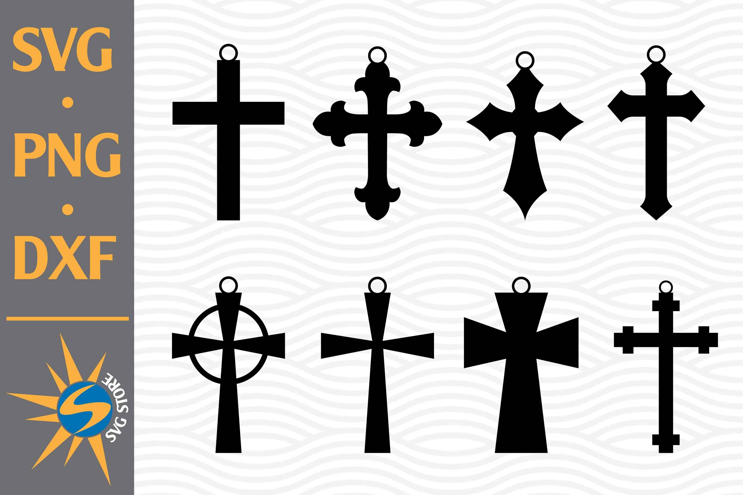 Buy Christian Cross Religious Symbol Silhouette Instant Digital File SVG  Cut File JPG Printable PNG Transparent Online in India 