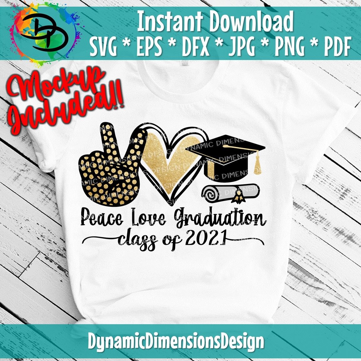 Download Class of 2021, Graduation SVG, Peace Love, Senior, High ...