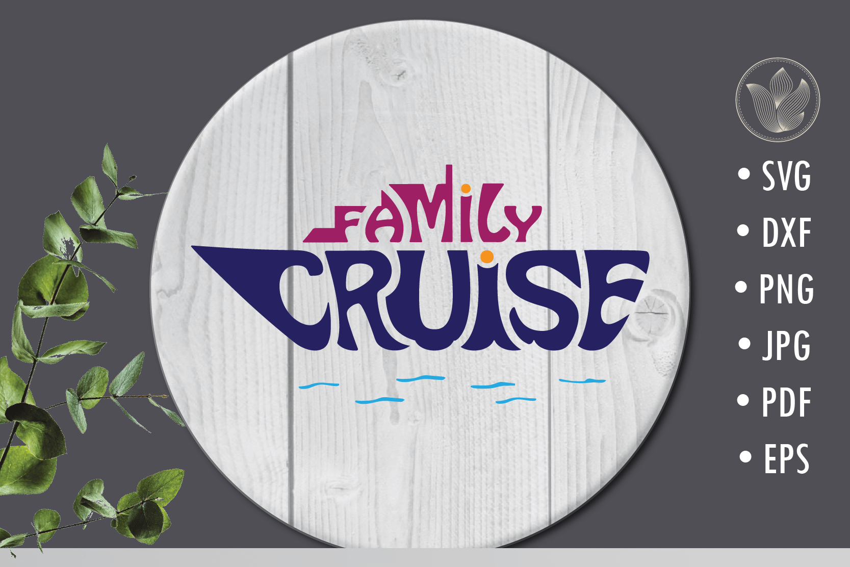 Family Cruise Svg Cut File Lettering Design By Prettydd Thehungryjpeg Com