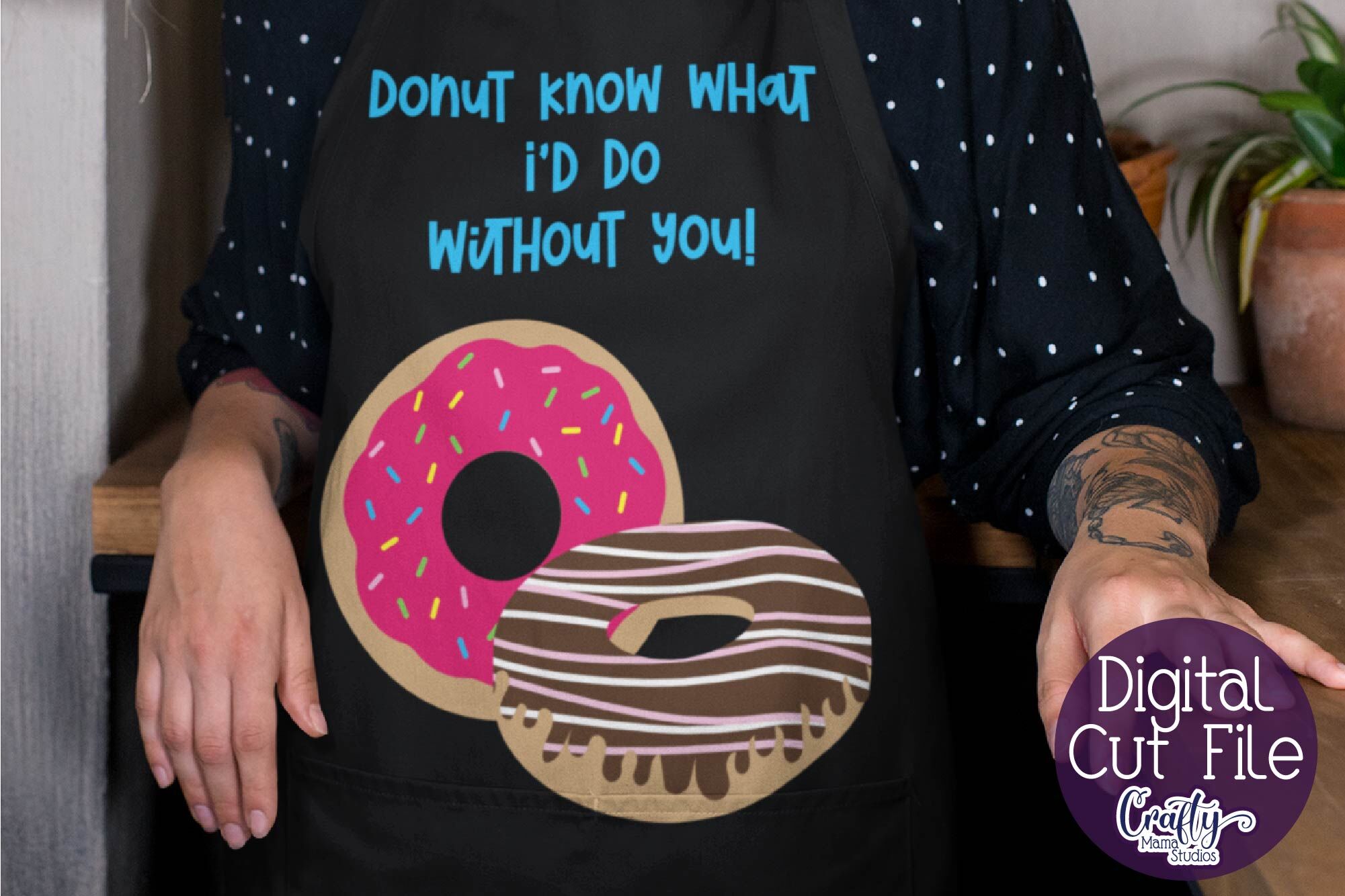 Download Valentine S Day Svg Food Pun Svg Donut Know What I D Do By Crafty Mama Studios Thehungryjpeg Com