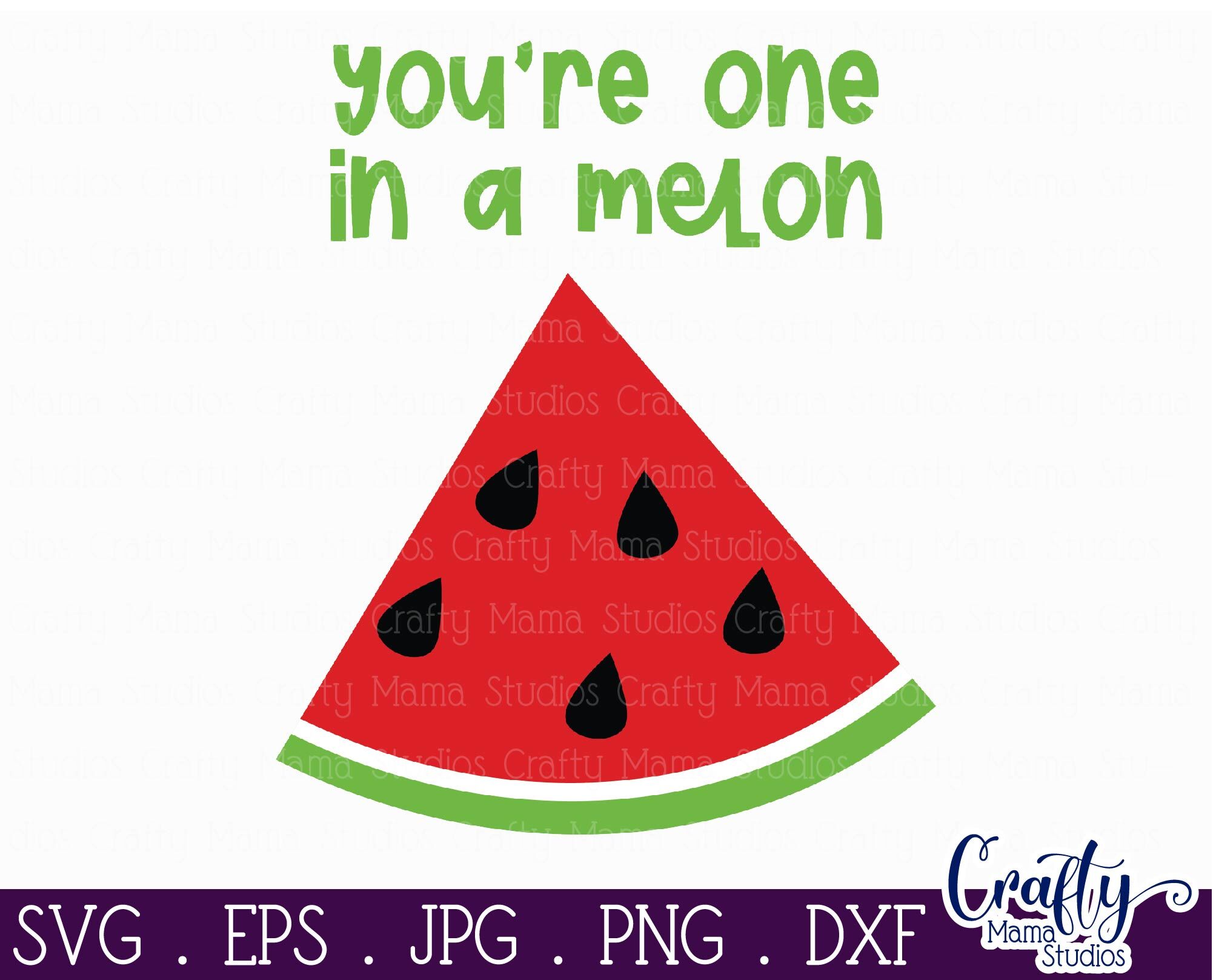 Download Valentine S Day Svg Food Pun Svg You Re One In A Melon Svg By Crafty Mama Studios Thehungryjpeg Com