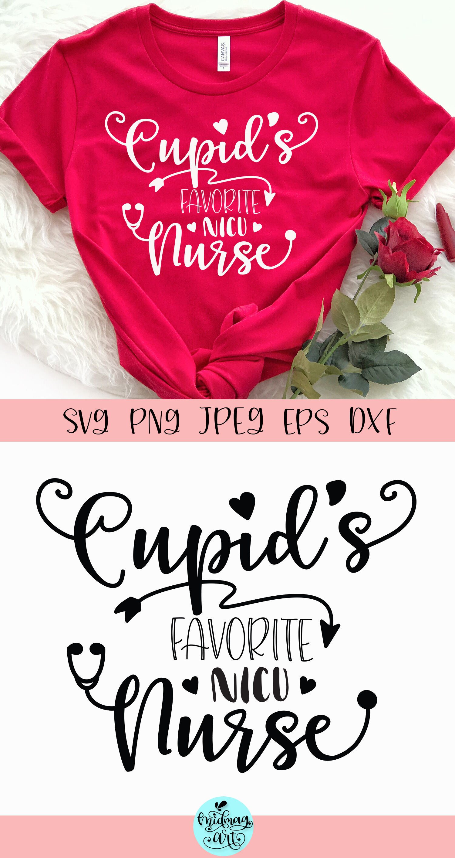 Download Cupid's favorite nicu nurse svg, valentine svg By ...