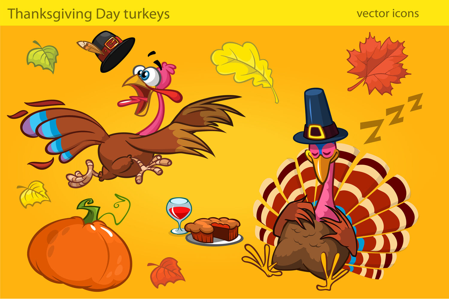 cartoon thanksgiving turkey