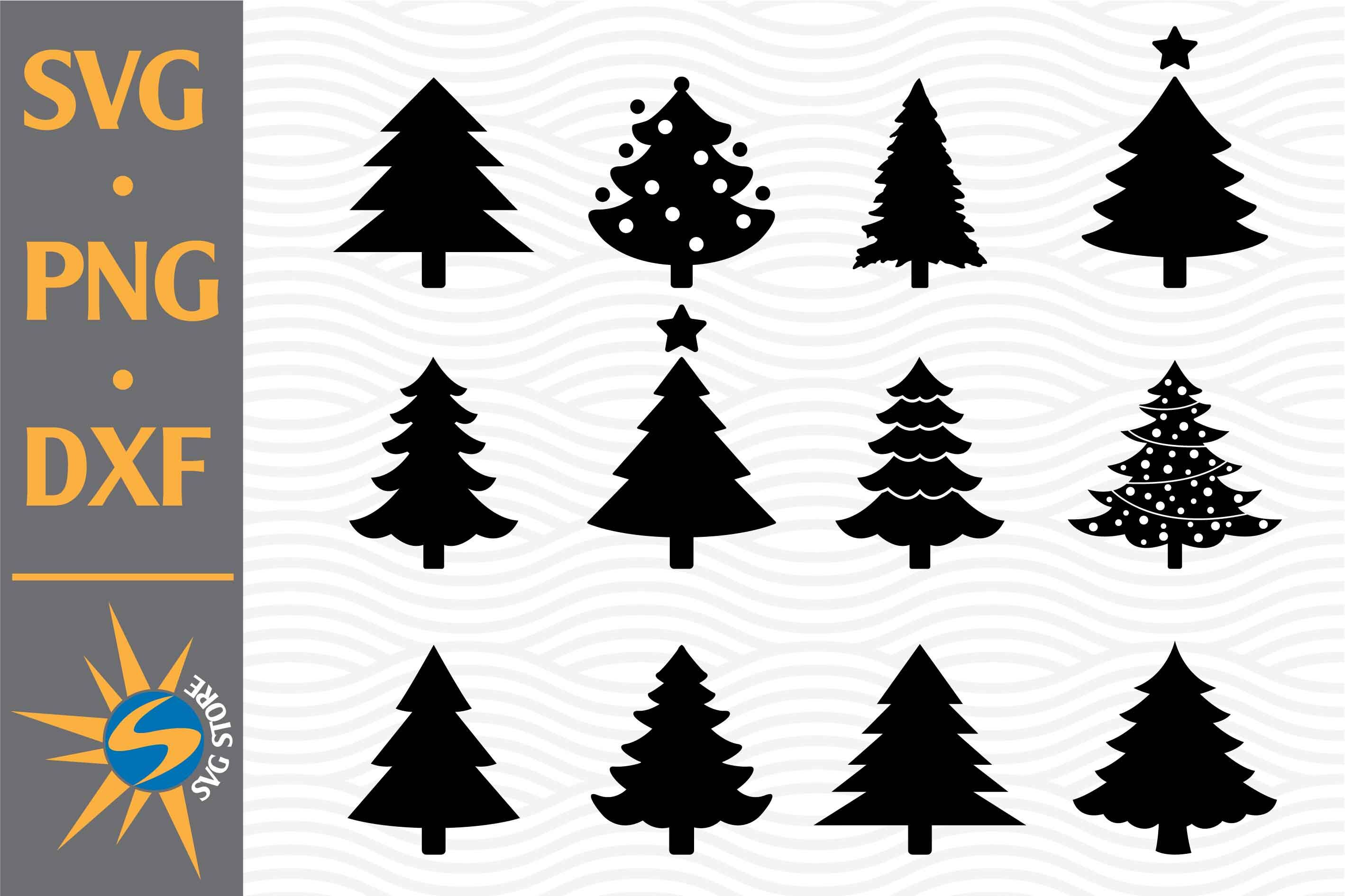 Christmas Tree SVG, PNG, DXF Digital Files Include By SVGStoreShop ...