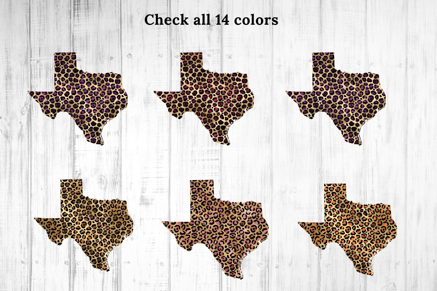 Texas Leopard Svg 