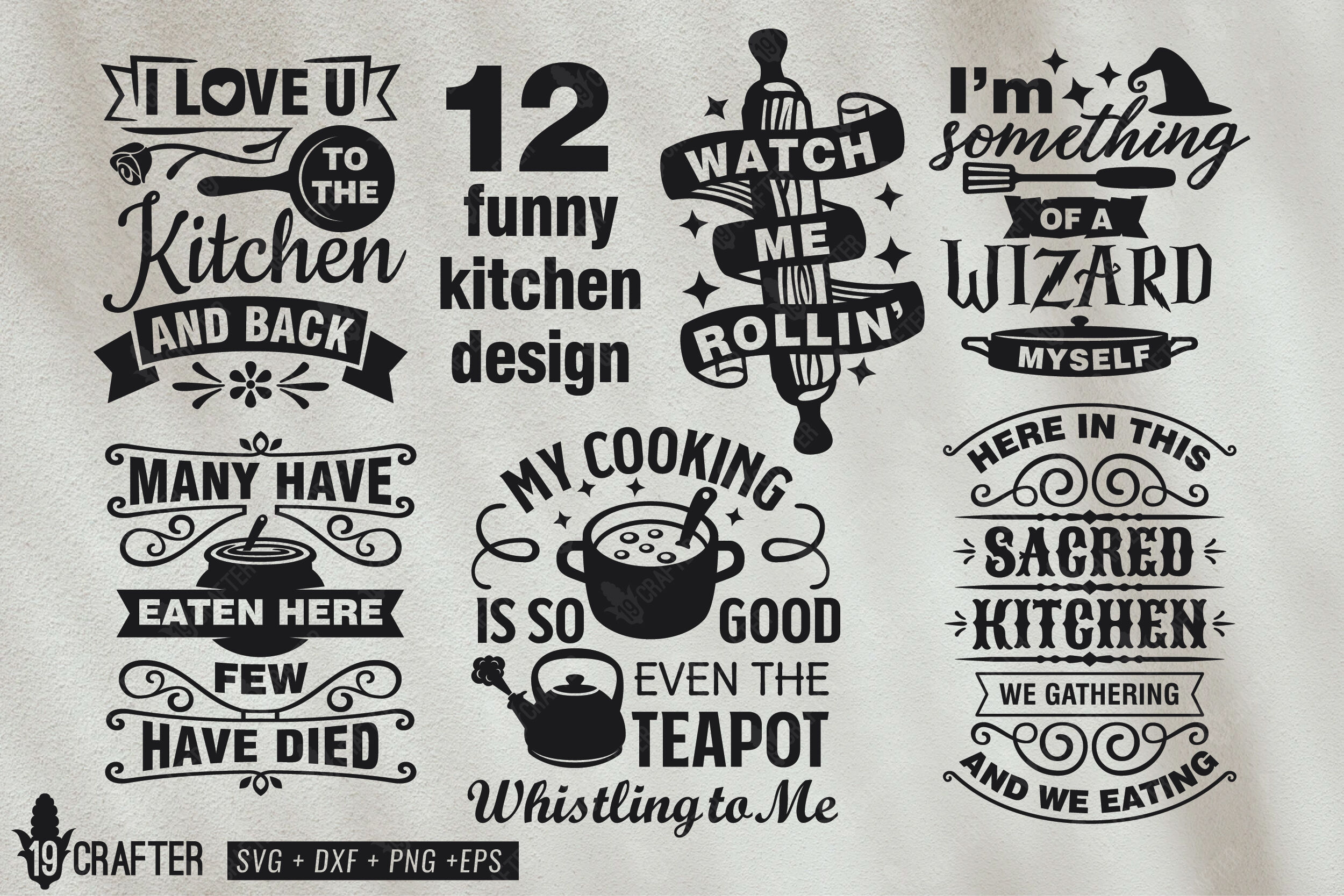 Download Kitchen Funny Mom Cooking And Family Svg Bundle By Greatype19 Thehungryjpeg Com
