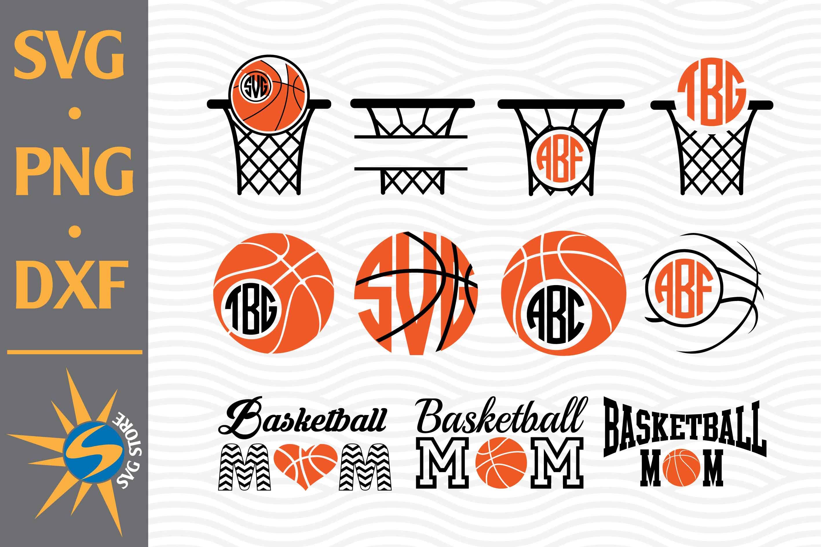 Download Basketball Monogram Basketball Mom Svg Png Dxf Digital Files Includ By Svgstoreshop Thehungryjpeg Com