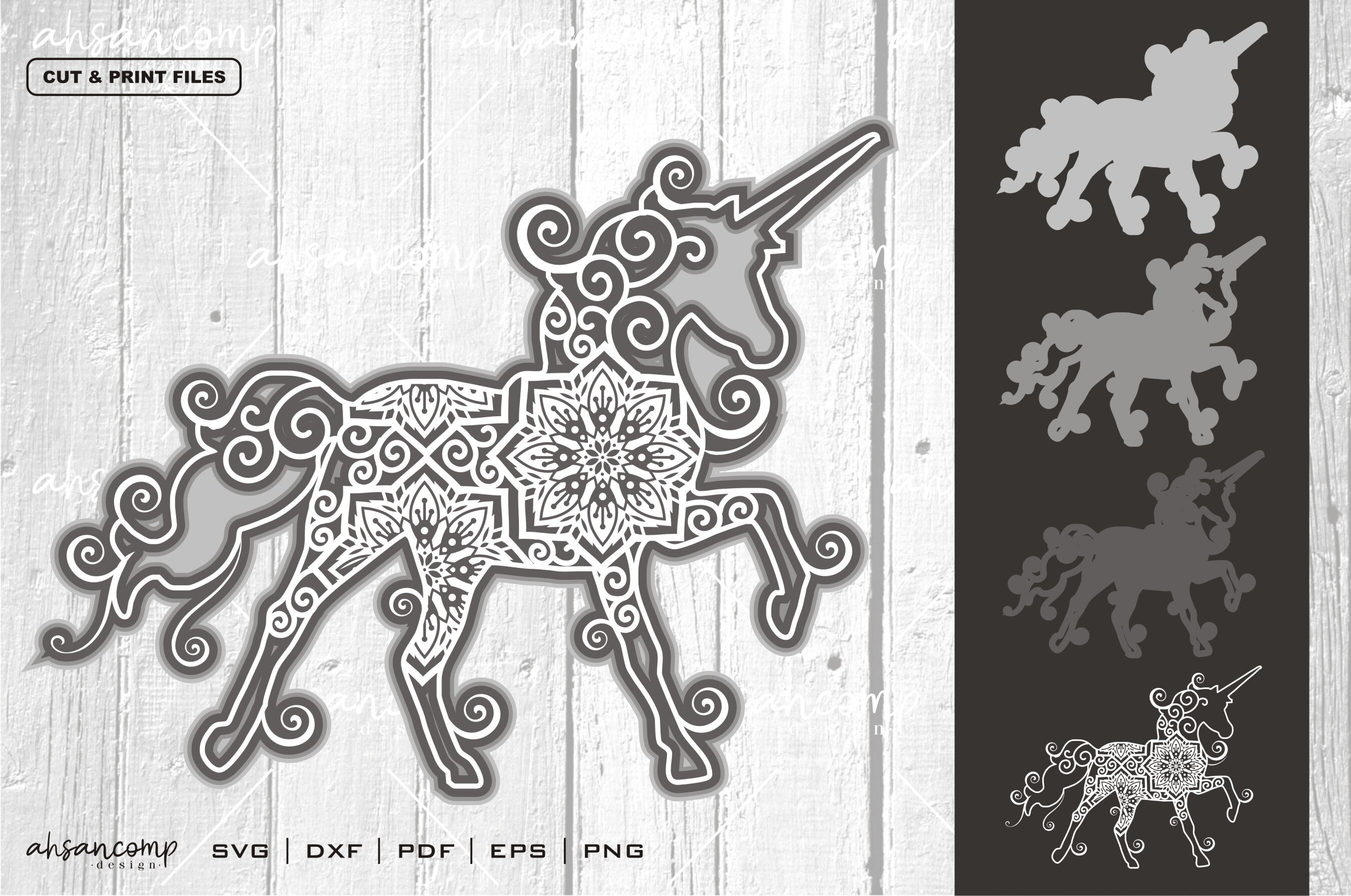 Free Free 77 Layered Horse Mandala SVG PNG EPS DXF File