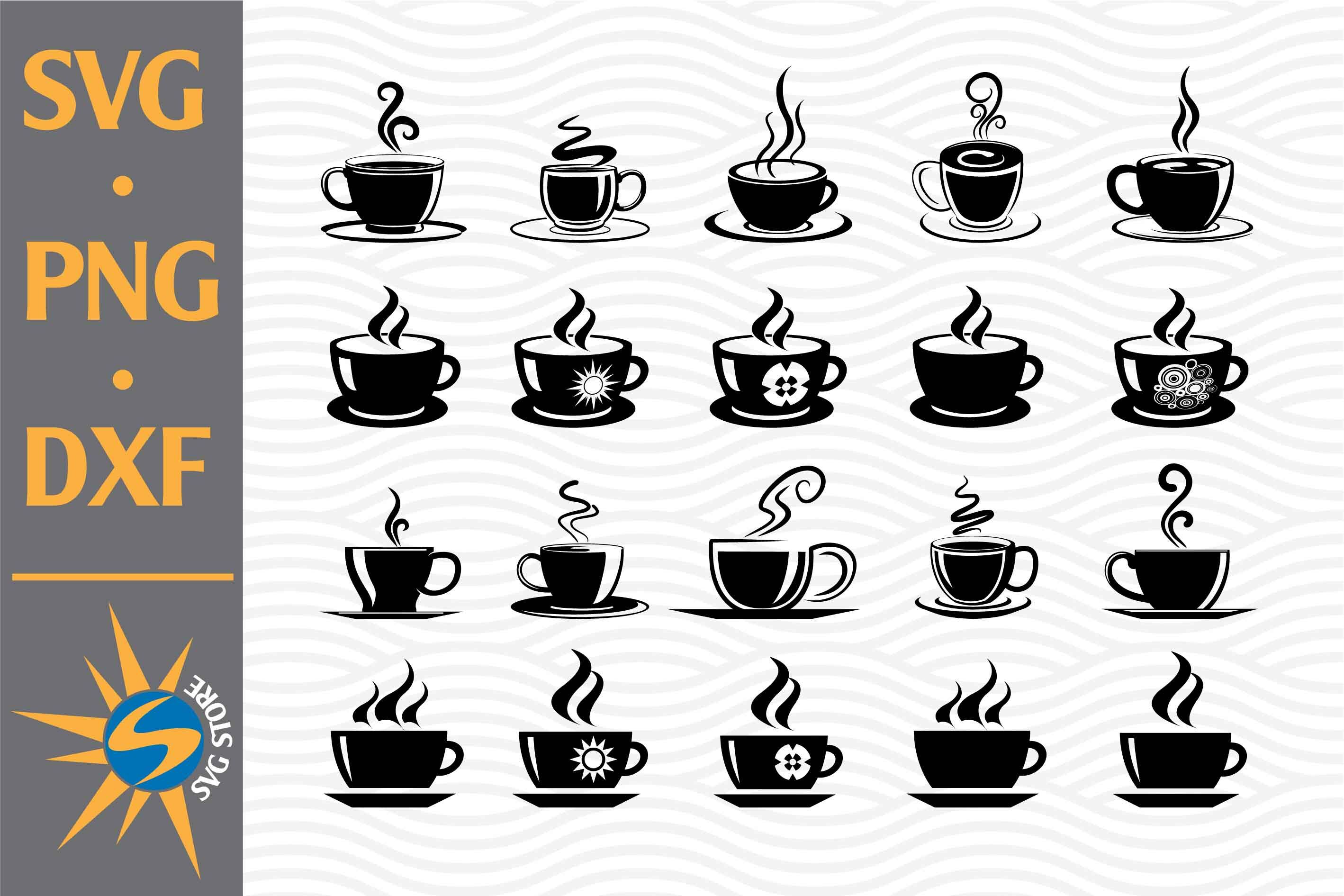 Coffee Cup Svg Png Dxf Digital Files Include By Svgstoreshop Thehungryjpeg Com