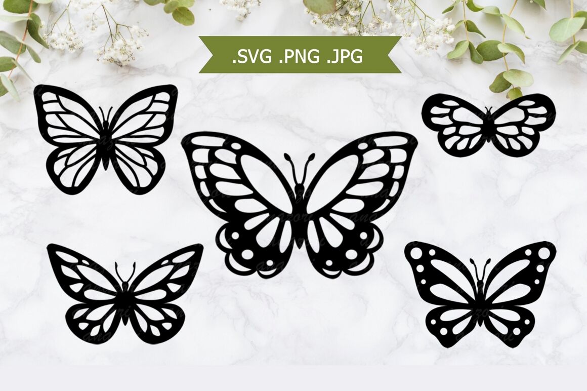 Download Butterfly Svg Butterfly Papercut Template By Anazori Thehungryjpeg Com