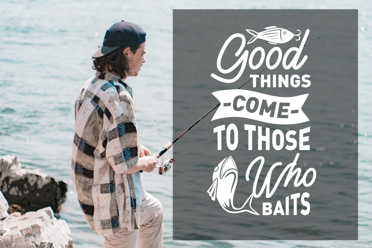 Download Fishing Quotes SVG Bundle Craft Typography Lettering By Universtock | TheHungryJPEG.com