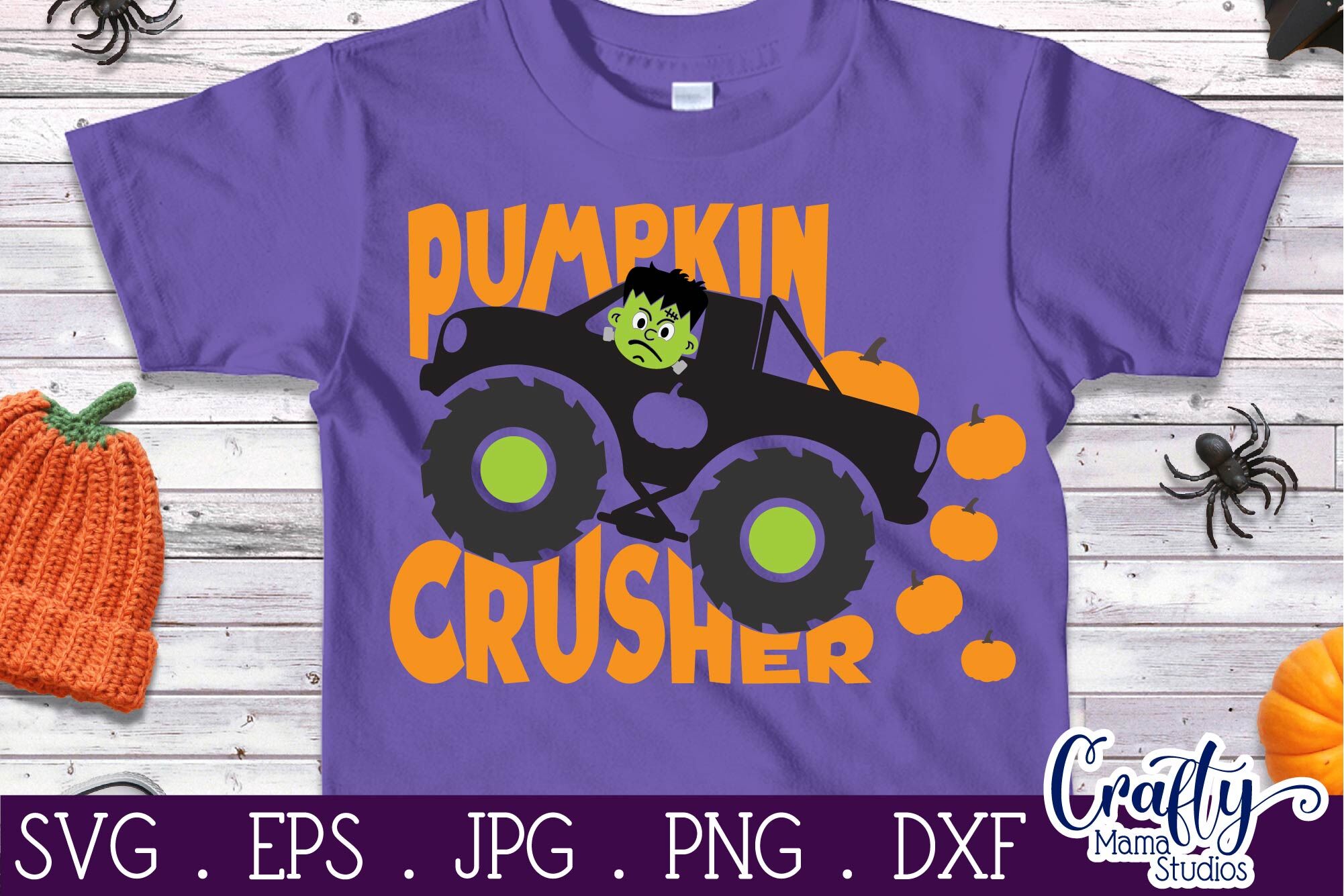 Download Halloween Truck Svg Monster Truck Svg Pumpkin Kids Truck By Crafty Mama Studios Thehungryjpeg Com