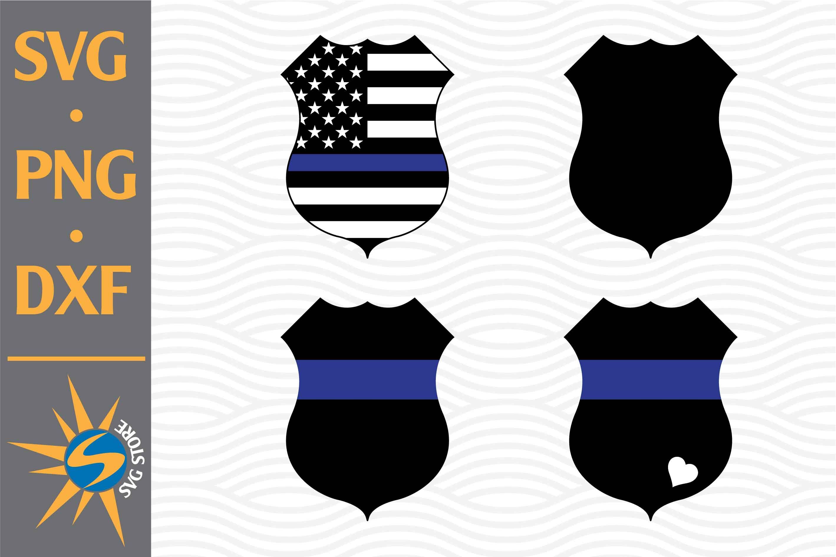 Download Police Badge SVG, PNG, DXF Digital Files Include By SVGStoreShop | TheHungryJPEG.com