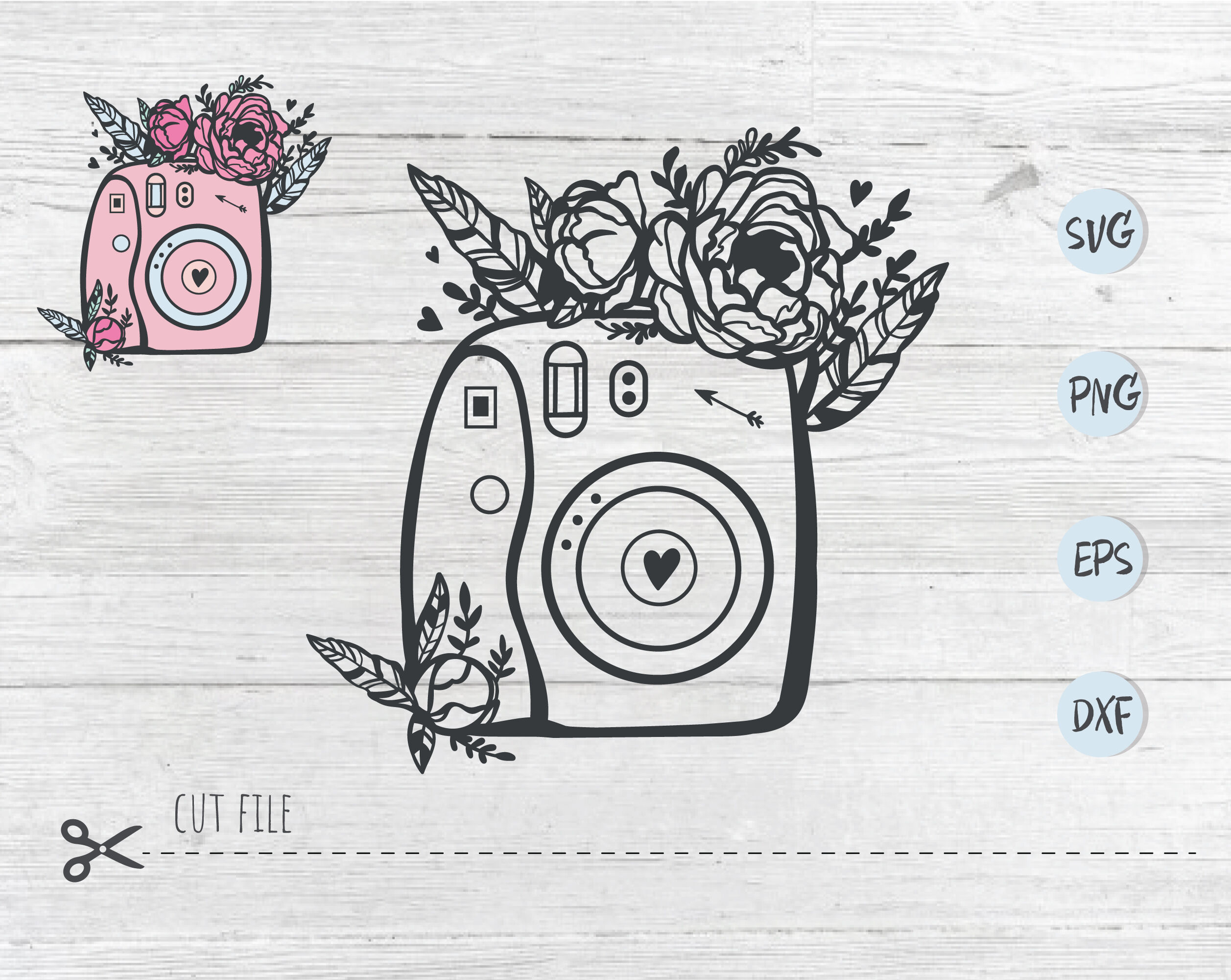 Download Camera In Svg Momentum Camera Svg Camera Floral Photographer Cu By Sashaauzashop Thehungryjpeg Com