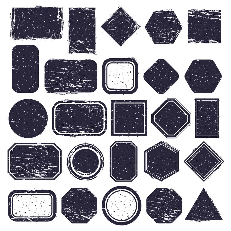 Rubber Stamps and Textures