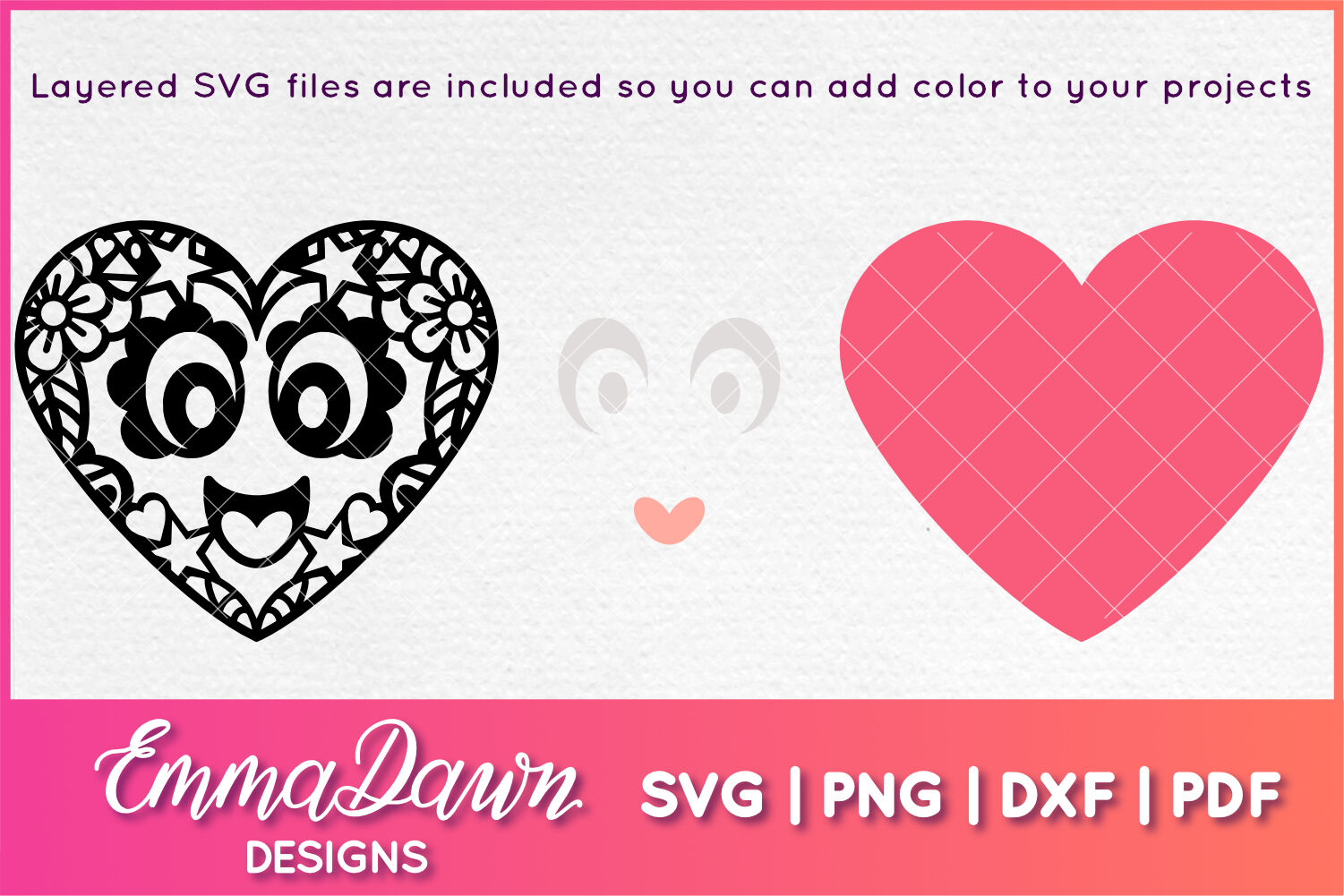 Download Lexi Levi The Love Hearts Valentines Day Mandala Svg Design By Emma Dawn Designs Thehungryjpeg Com