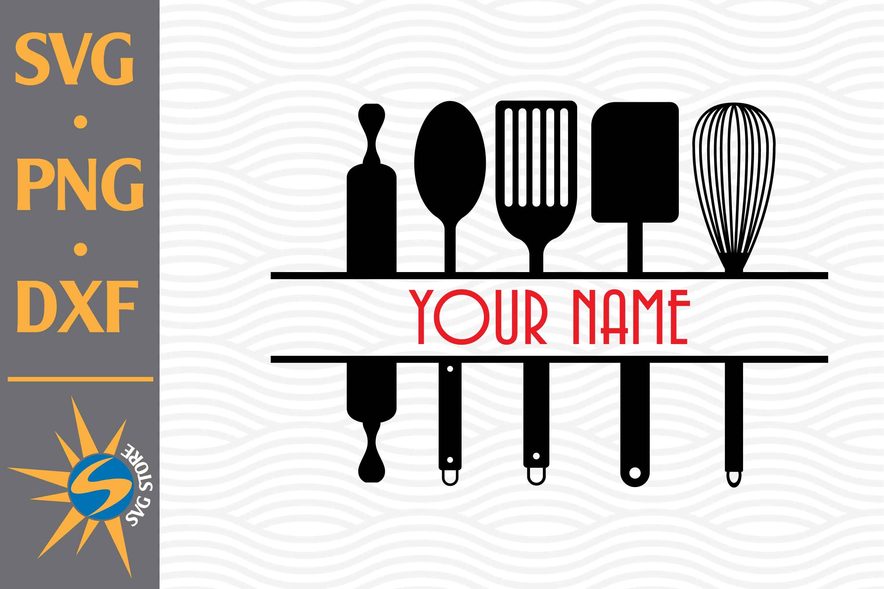 Split Kitchen SVG, PNG, DXF Digital Files Include By SVGStoreShop ...