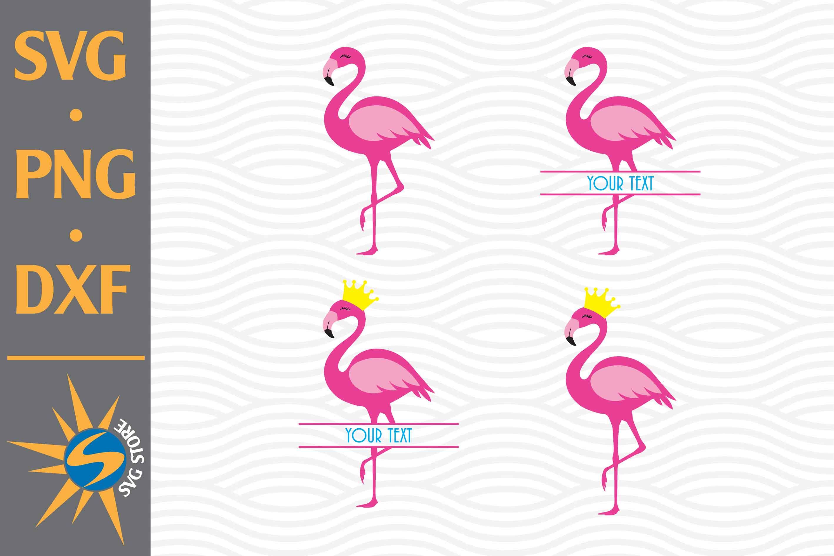 Download Flamingo, Split Flamingo SVG, PNG, DXF Digital Files ...