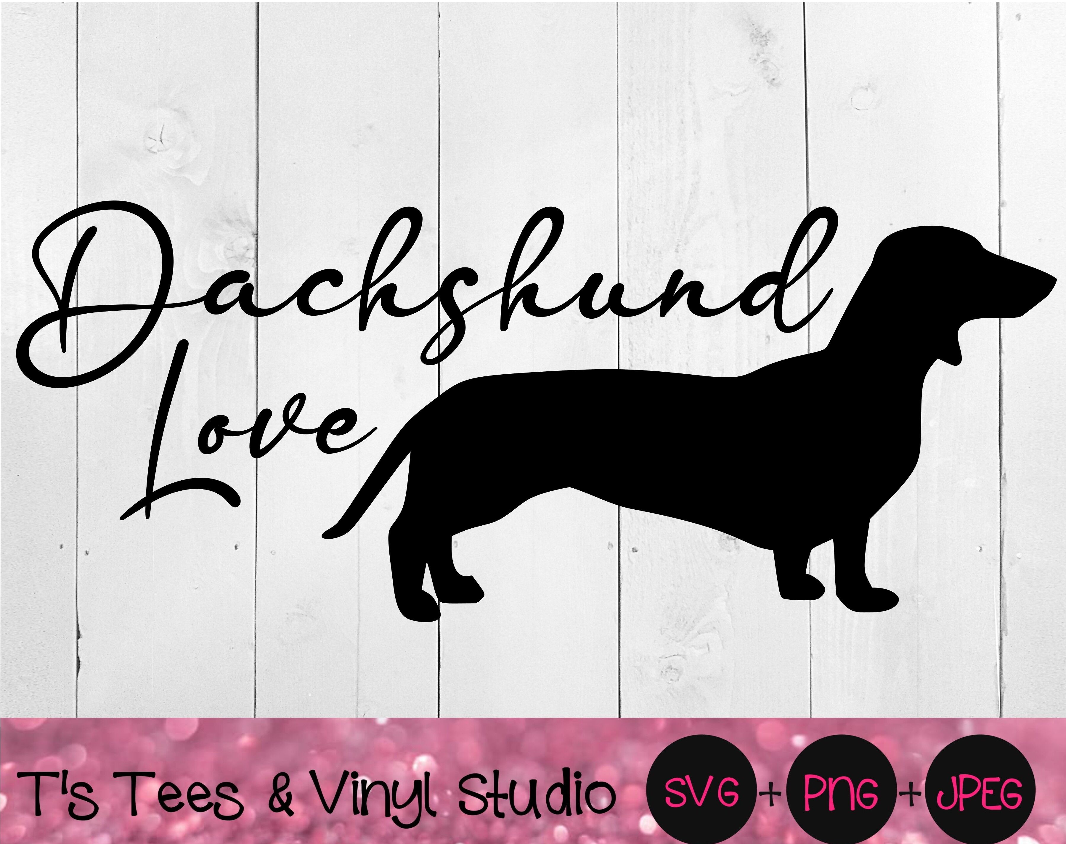 Download Dachshund Svg Love Svg Dog Love Svg Dachshund Love Svg Dog Svg Da By T S Tees Vinyl Studio Thehungryjpeg Com