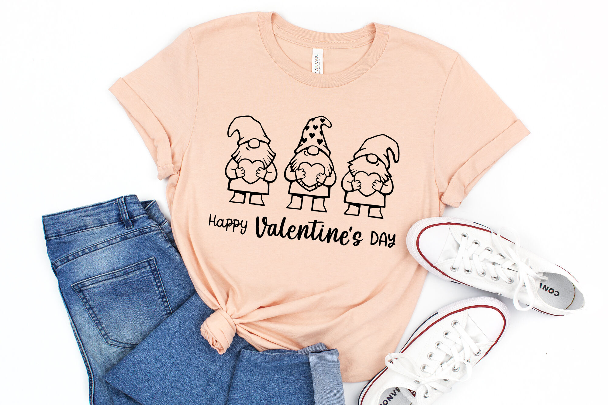 Valentine gnomes svg Happy valentine's day quote svg Gnome svg file By ...