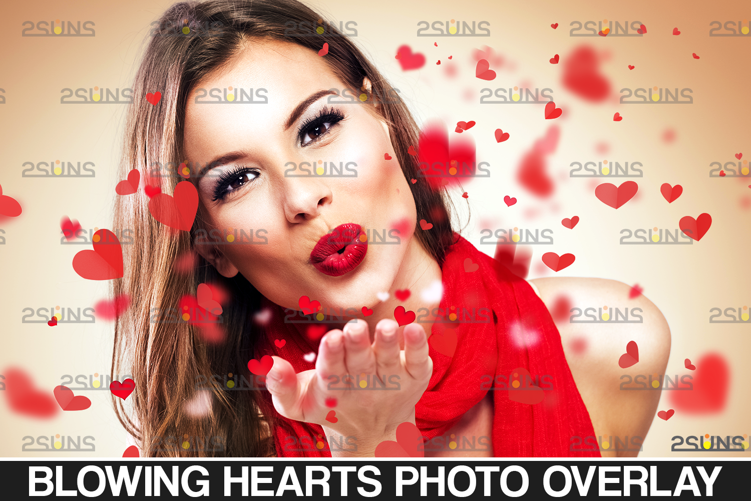 Photoshop Transparent VALENTINE Hearts Balloons Romance & Love Backdrops Photo Overlays Digital Photography 33 Presets PNG 300 dpi