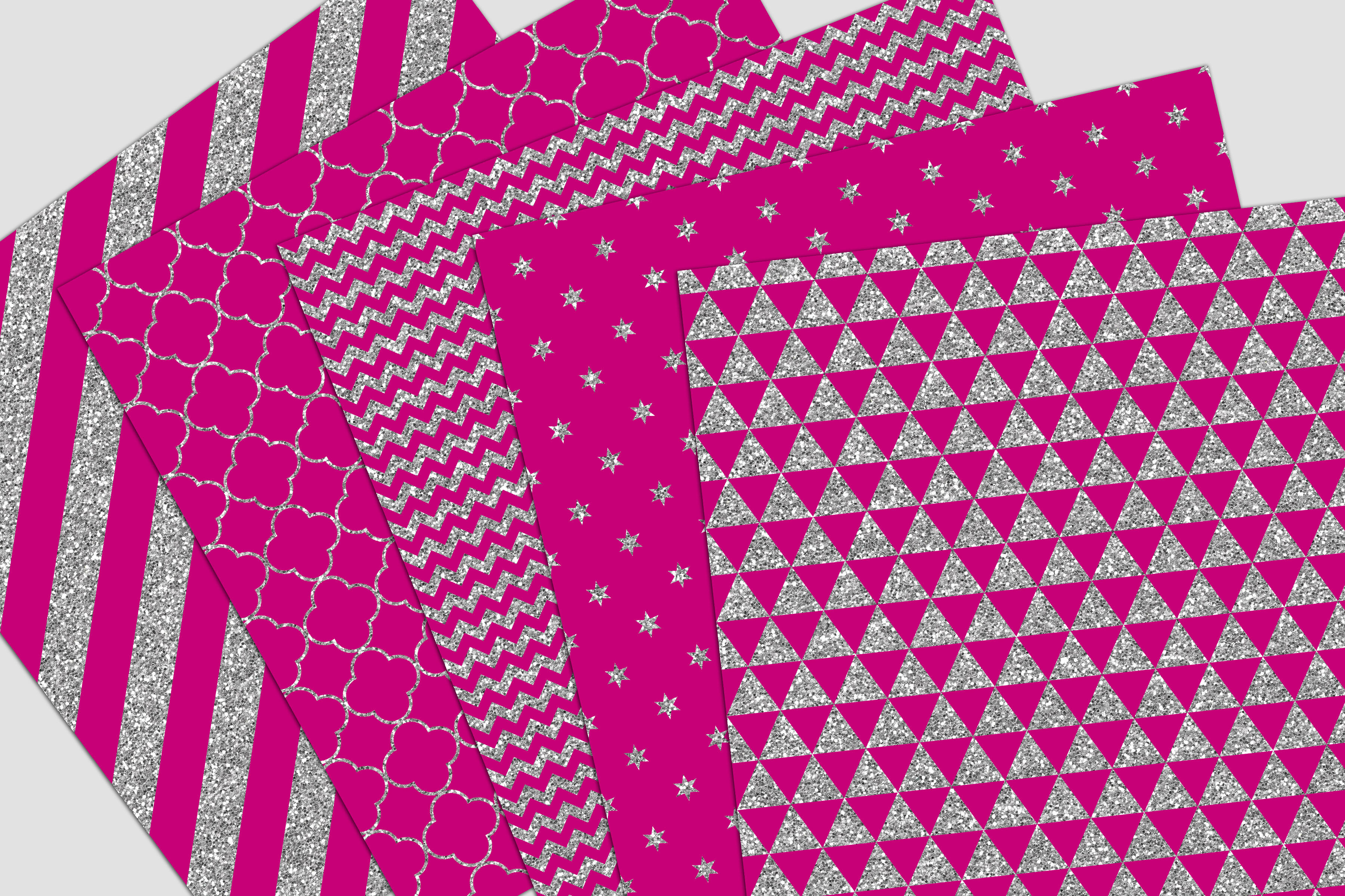 Pink Glitter Digital Paper