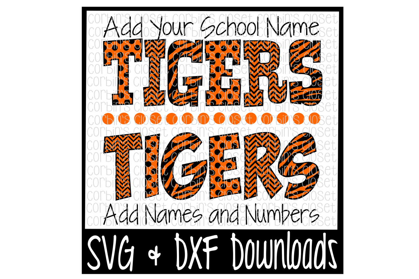 Tigers * Spirit Wear * Spirit Shirt Cutting File By Corbins SVG |  TheHungryJPEG