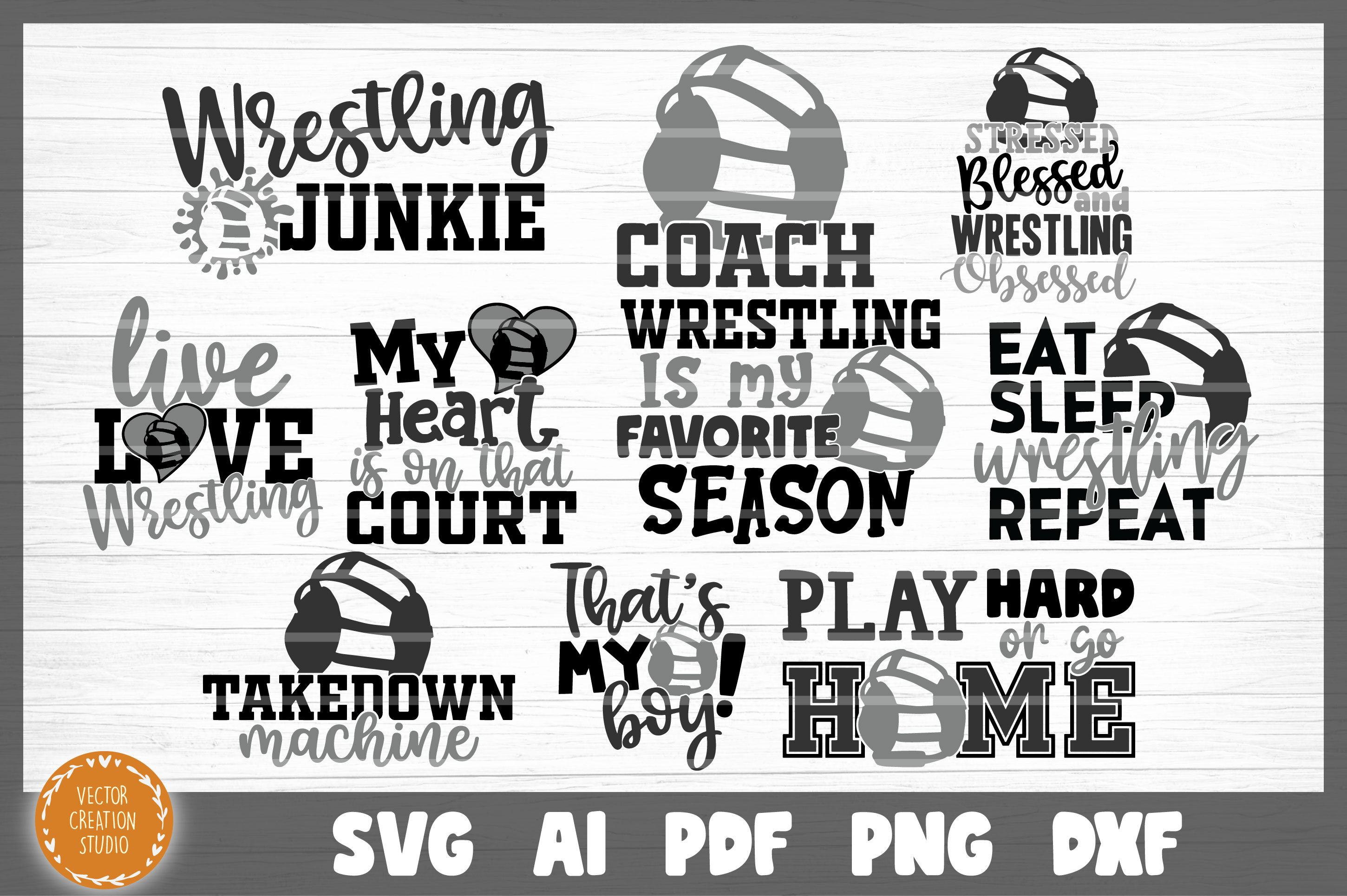 Wrestling SVG Files