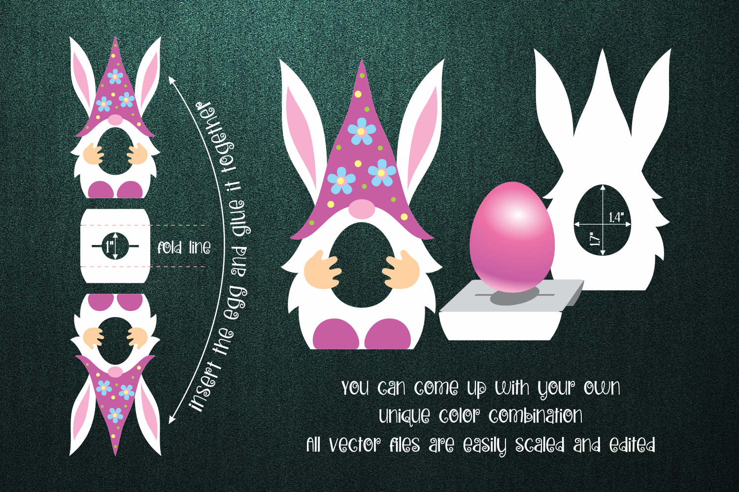 Download Easter Gnome Chocolate Egg Holder Svg By Olga Belova Thehungryjpeg Com