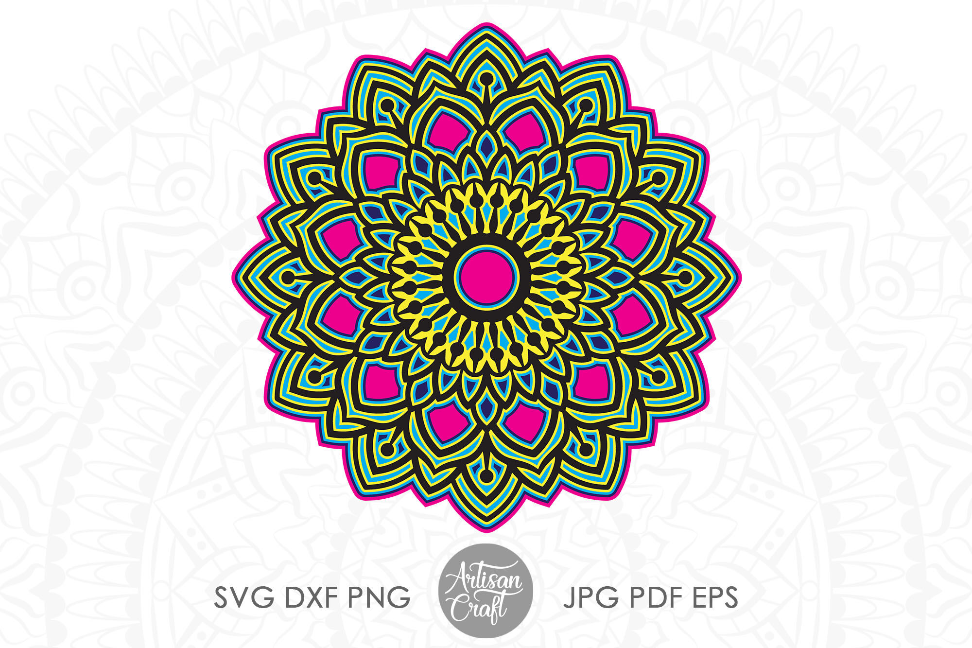 MANDALAS SVG, Mandala Svg File for Cricut, Mandala Vector, Mandala Svg  Bundle, Svg Files for Cricut and Silhouette, Instant Download 