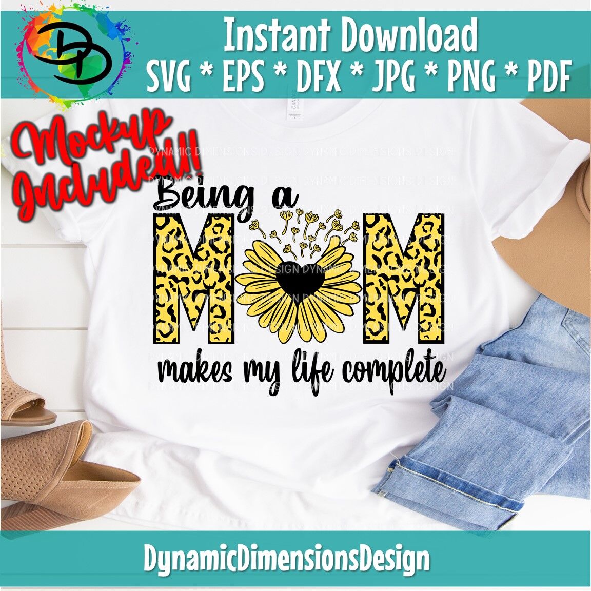 Download Makes Life Complete Mom Svg Sunflower Svg Blessed Mothers Day Png By Dynamic Dimensions Thehungryjpeg Com