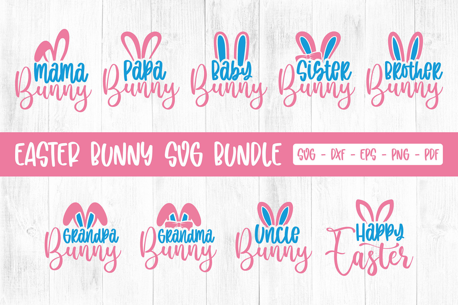 Download Easter Bunny Svg Bundle Easter Svg Bunny Svg By Craftlabsvg Thehungryjpeg Com