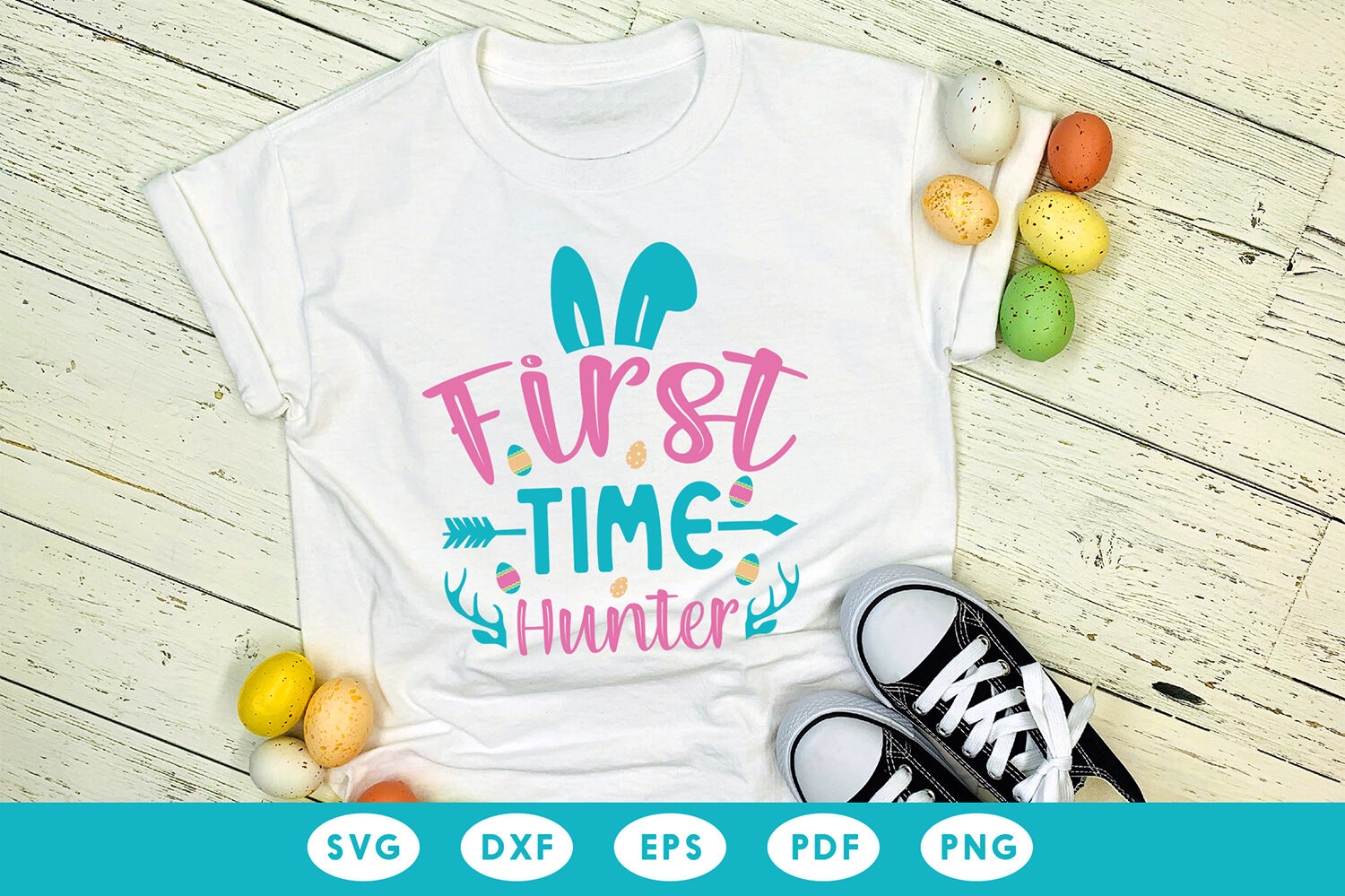 Download Easter Svg First Time Hunter Easter Quotes Svg By Craftlabsvg Thehungryjpeg Com