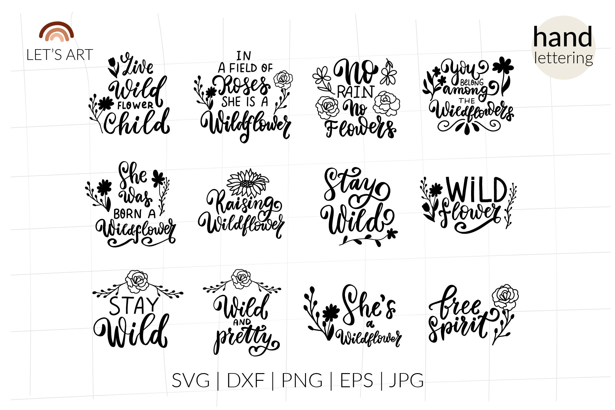 Free Free 175 She&#039;s A Wildflower Svg SVG PNG EPS DXF File