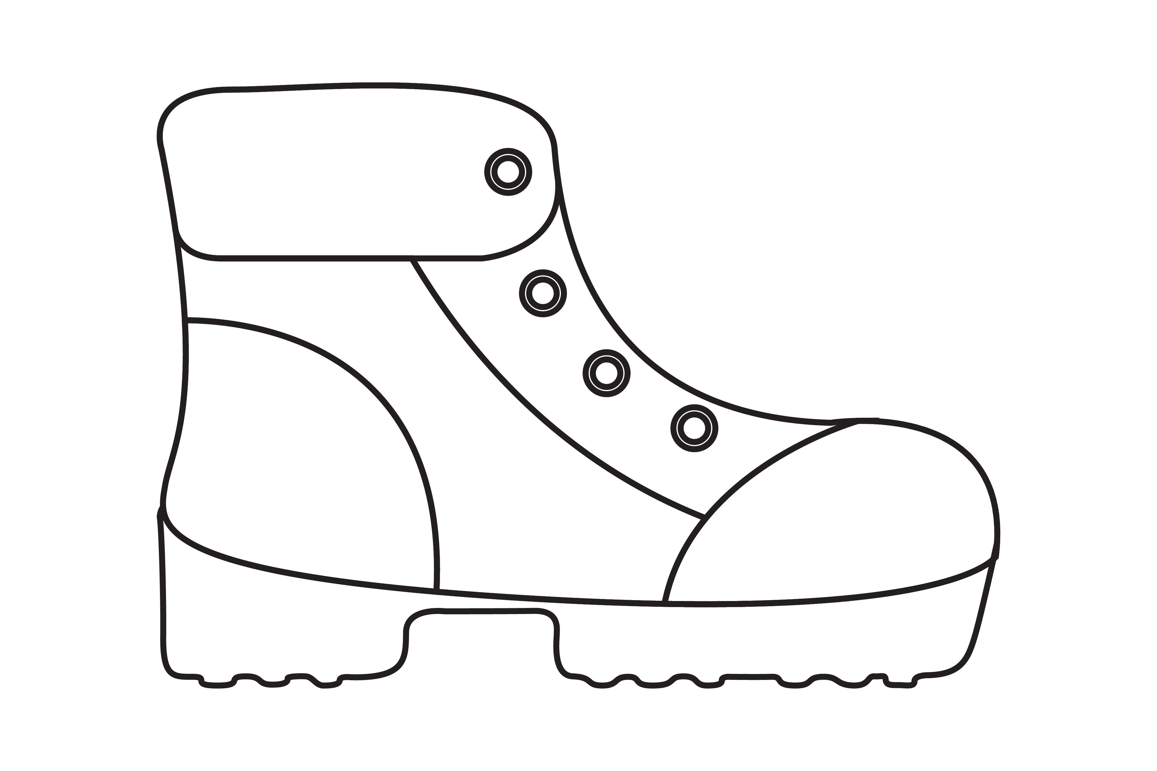 Camping Mountaineering Boots Outline Icon By Printables Plazza ...