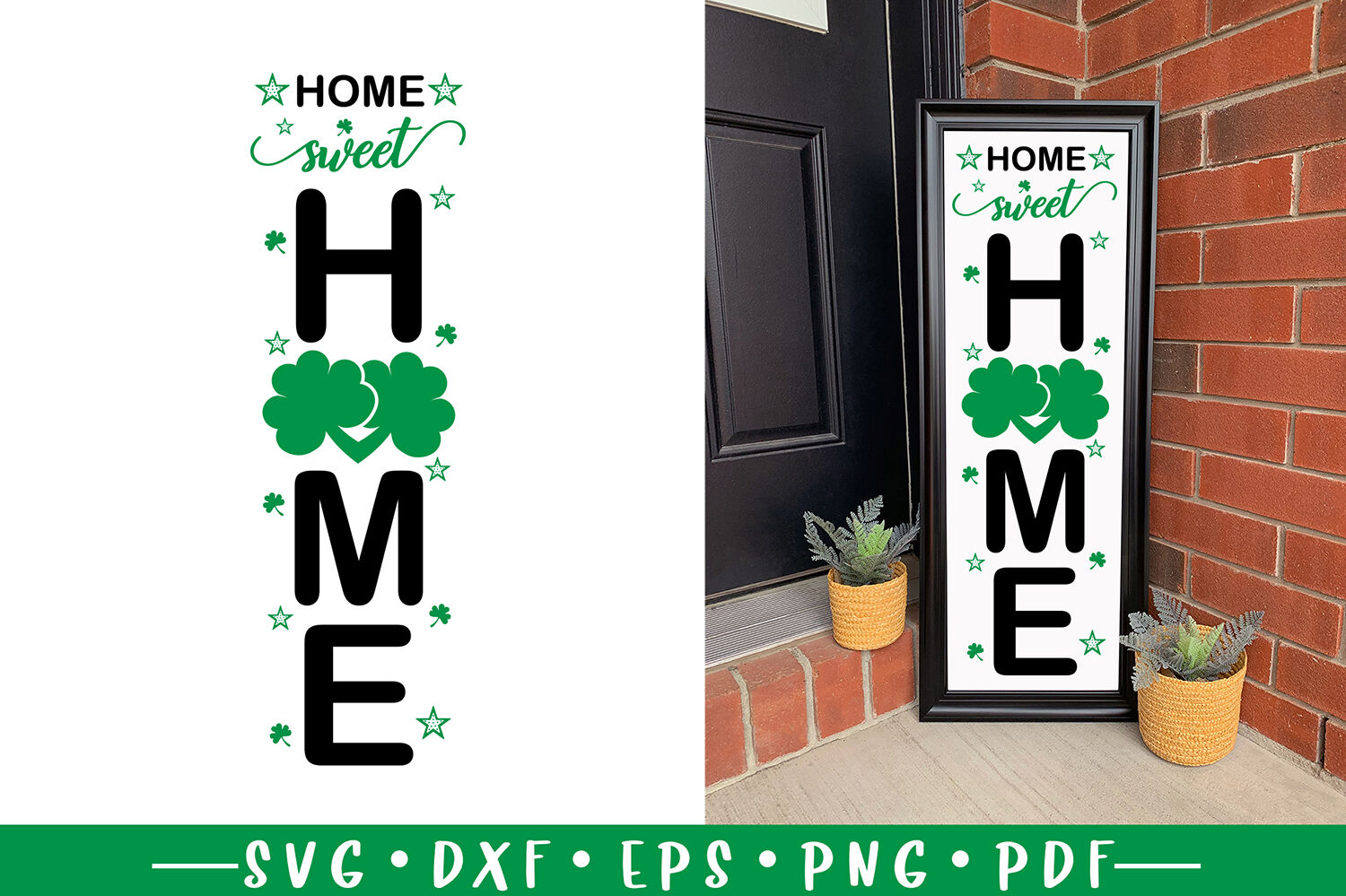 Download St Patrick S Day Svg Home Sweet Home Porch Sign Svg By Craftlabsvg Thehungryjpeg Com