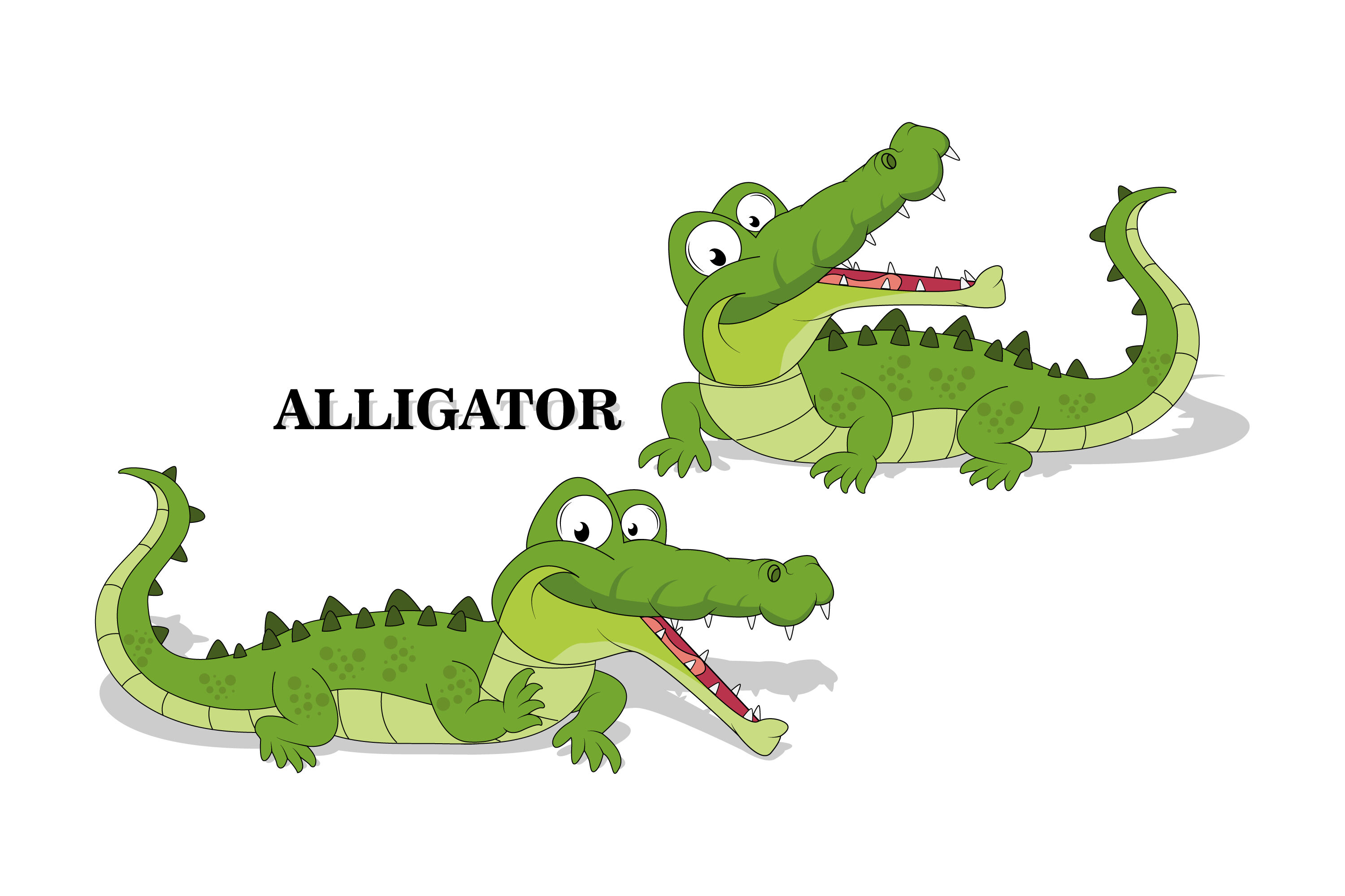 cute alligator animal cartoon By CurutDesign | TheHungryJPEG