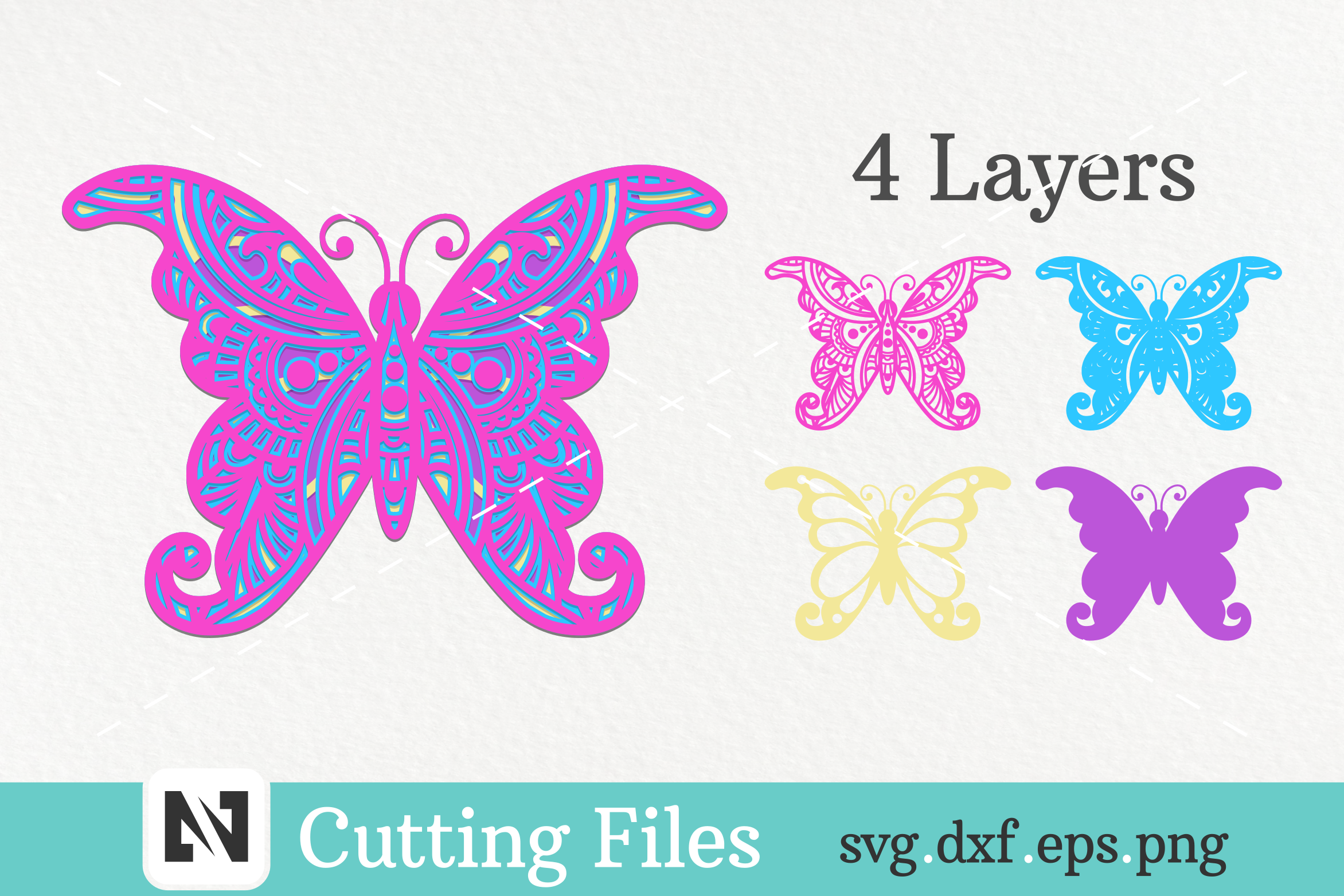 Free Free Layered Butterfly Mandala Svg Free