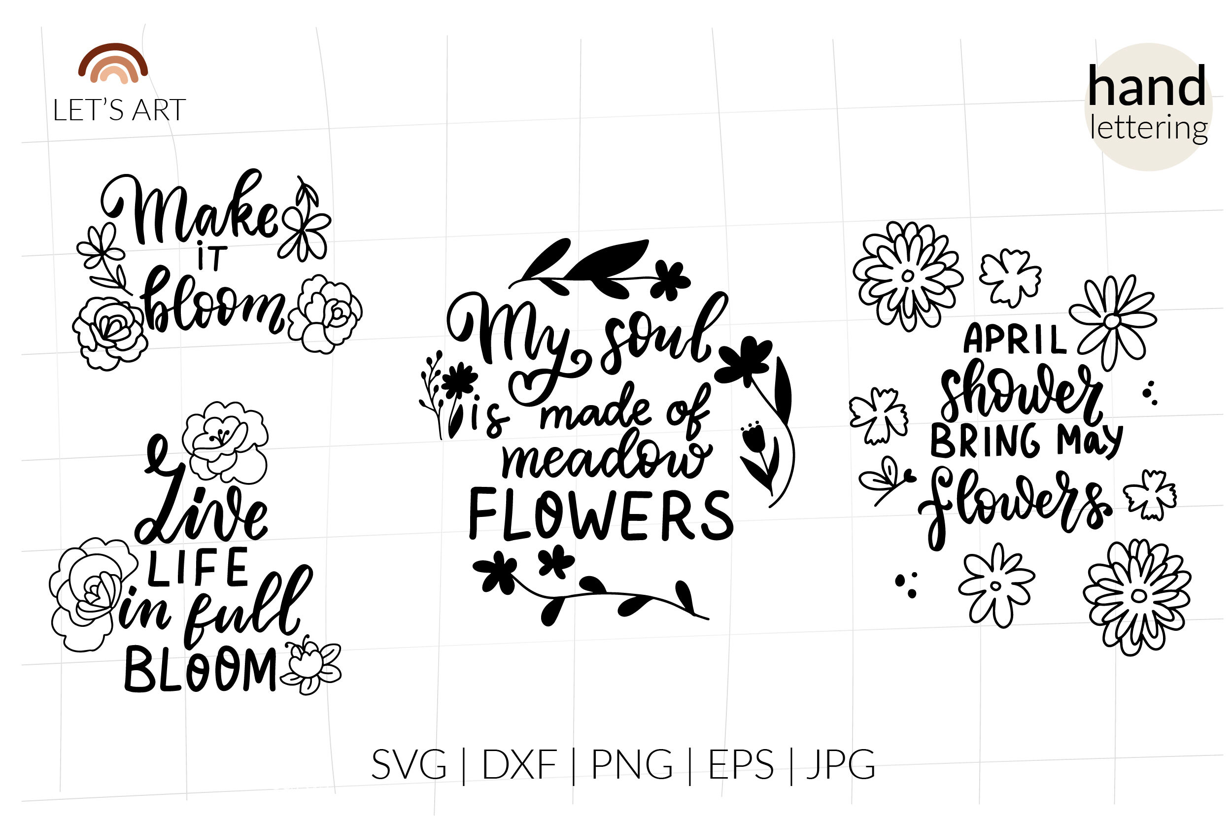 Wildflower svg t shirt quotes bundle. Spring quotes svg for shirts By LettersClipArt TheHungryJPEG