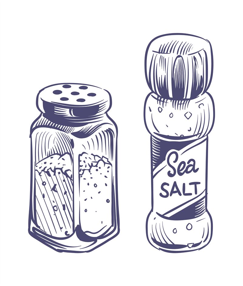 Doodle salt shaker  Salt shaker, Salt, Doodles